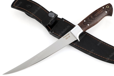 Нож Шеф-повар №7 (95х18, цельнометаллический; рукоять - венге)