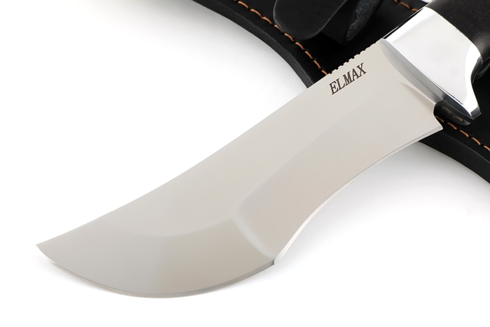 Нож Легионер (порошковая сталь Elmax, чёрный граб - дюраль) цельнометаллический