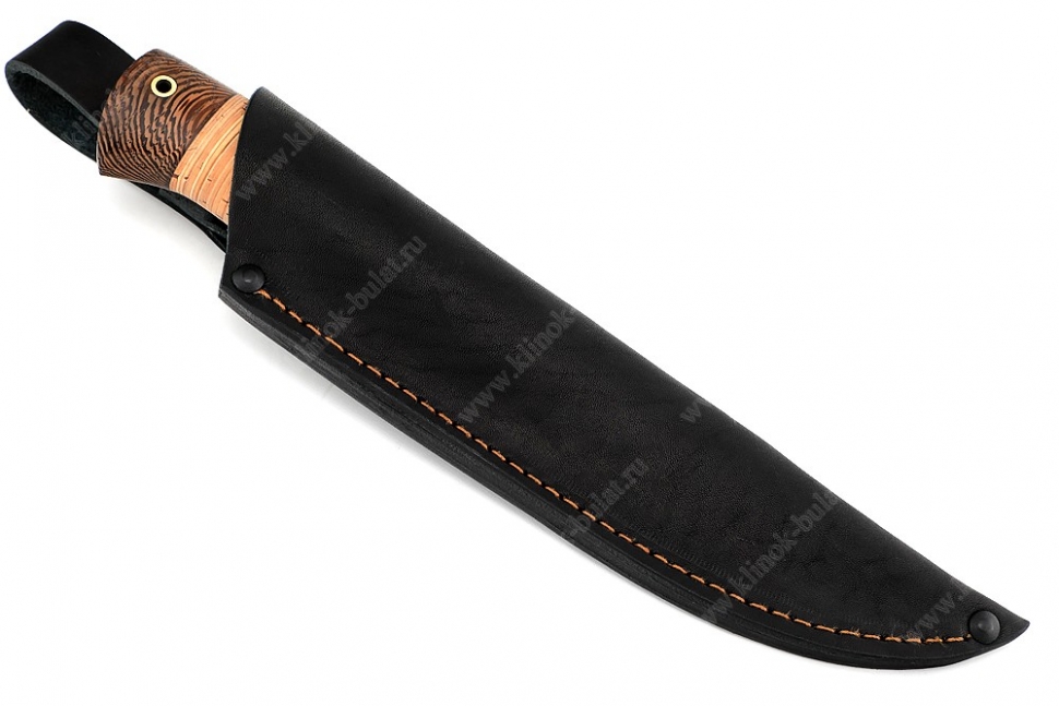 Нож Соболь (К340, рукоять береста)