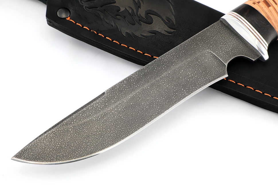 Нож Флагман (ХВ5-Алмазка, береста)