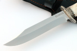 Нож Гладиатор (порошковая сталь ELMAX, рог лося - мельхиор), резьба ручной работы - Нож Гладиатор (порошковая сталь ELMAX, рог лося - мельхиор), резьба ручной работы