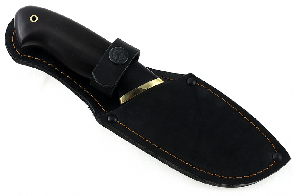 Нож Потрошитель (булат, чёрный граб)