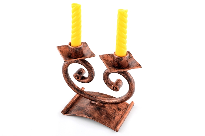 Кованый подсвечник ручной работы №3 