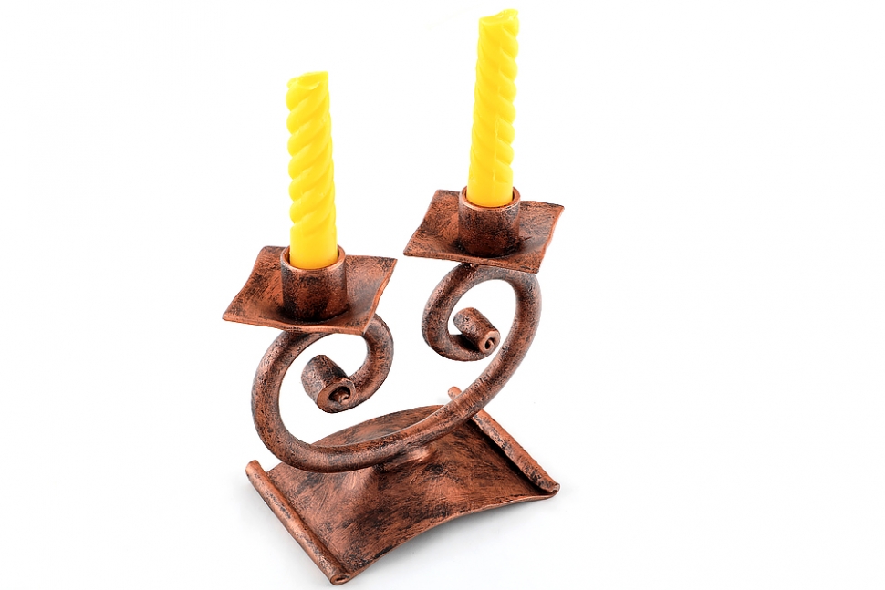 Кованый подсвечник ручной работы №3 