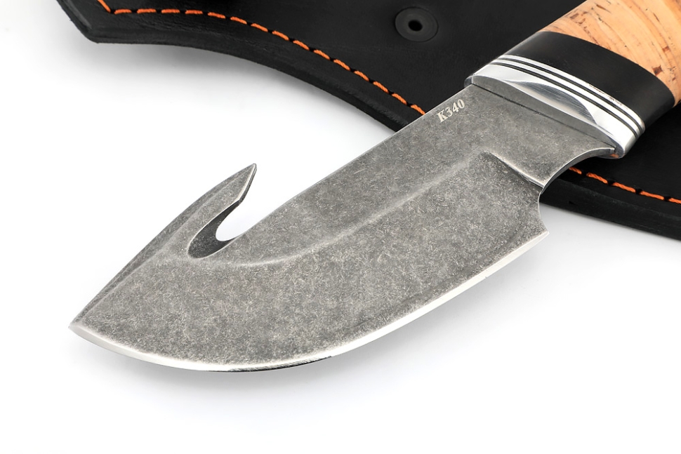 Нож Потрошитель (К340, рукоять береста)