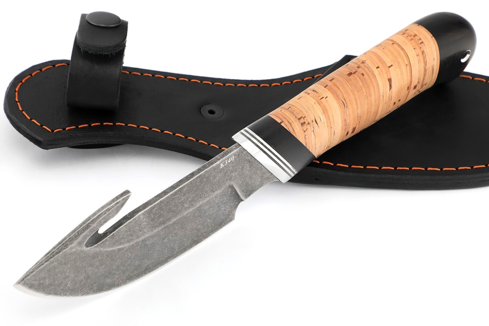 Нож Потрошитель (К340, рукоять береста)