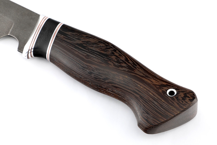 Нож Флагман (ХВ5-Алмазка, черный граб, венге)