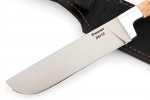 Нож Узбек (95х18, дюраль - карельская берёза) цельнометаллический - Нож Узбек (95х18, дюраль - карельская берёза) цельнометаллический