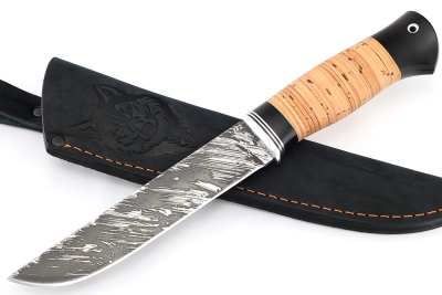 Нож Скорпион (D2, береста)