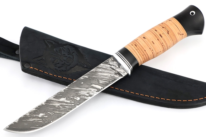 Нож Скорпион (D2, береста)