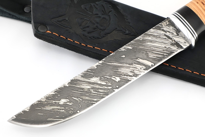 Нож Скорпион (D2, береста)