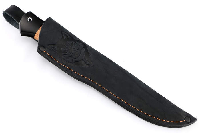 Нож Скорпион (D2, береста)