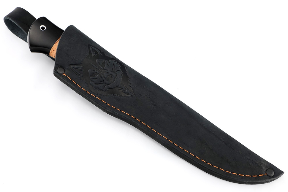 Нож Скорпион (D2, береста)