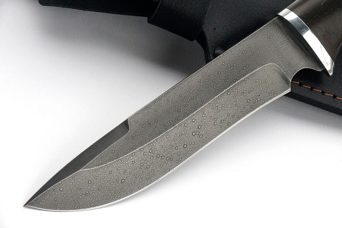 Нож Флагман (ХВ5-Алмазка, чёрный граб)