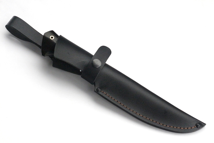 Нож Флагман (ХВ5-Алмазка, чёрный граб)