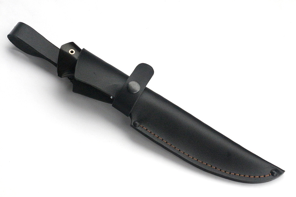 Нож Флагман (ХВ5-Алмазка, чёрный граб)