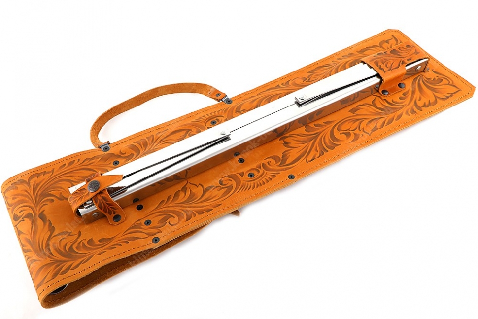 Шашлычница рыжая (простые шампура), ручная художественная роспись