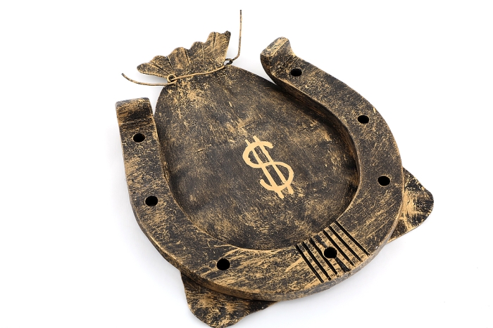 Композиция Денежный мешок (ручная работа)