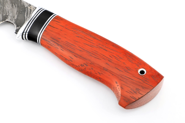 Нож Лесной (D2, черный граб, падук)