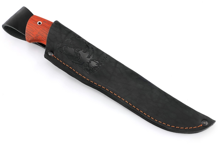 Нож Лесной (D2, черный граб, падук)