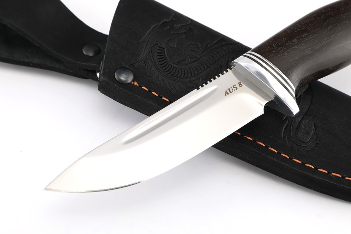 Нож Малыш (AUS8 рукоять черный граб)