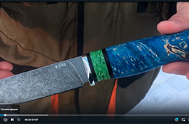 Обзор ножа из стали К340